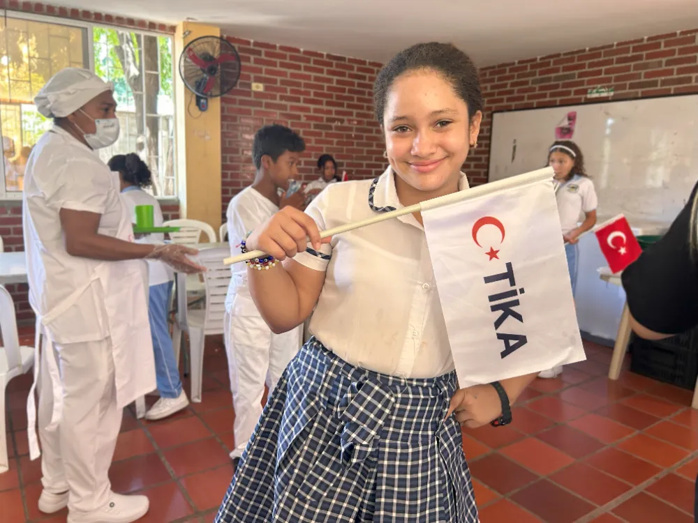 Kolombiya’da çocuklara umut: TİKA ve WFP iş birliğiyle 6.500 öğrenciye sağlıklı beslenme imkânı