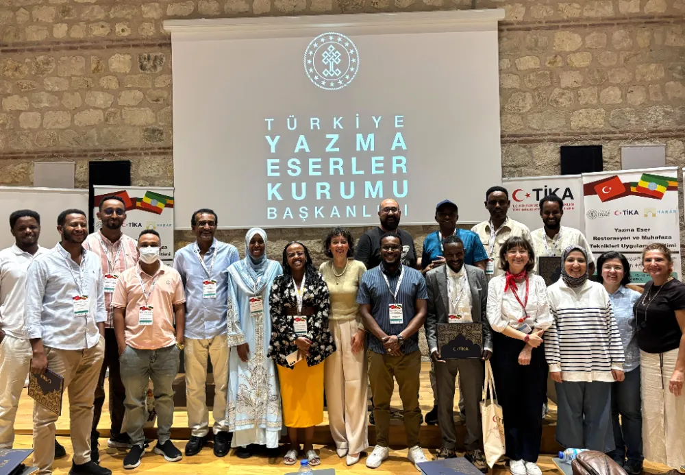 Türkiye’den Etiyopya’ya kültürel miras eğitimi: Yazma eser restorasyonu uzmanlara aktarıldı