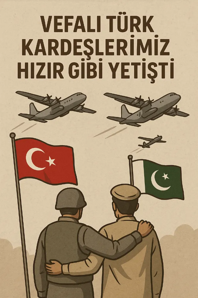 Türkiye’den Pakistan’a Kardeşlik Eli: 6 Askerî Uçak Dolusu Destek İslamabad’a Ulaştı
